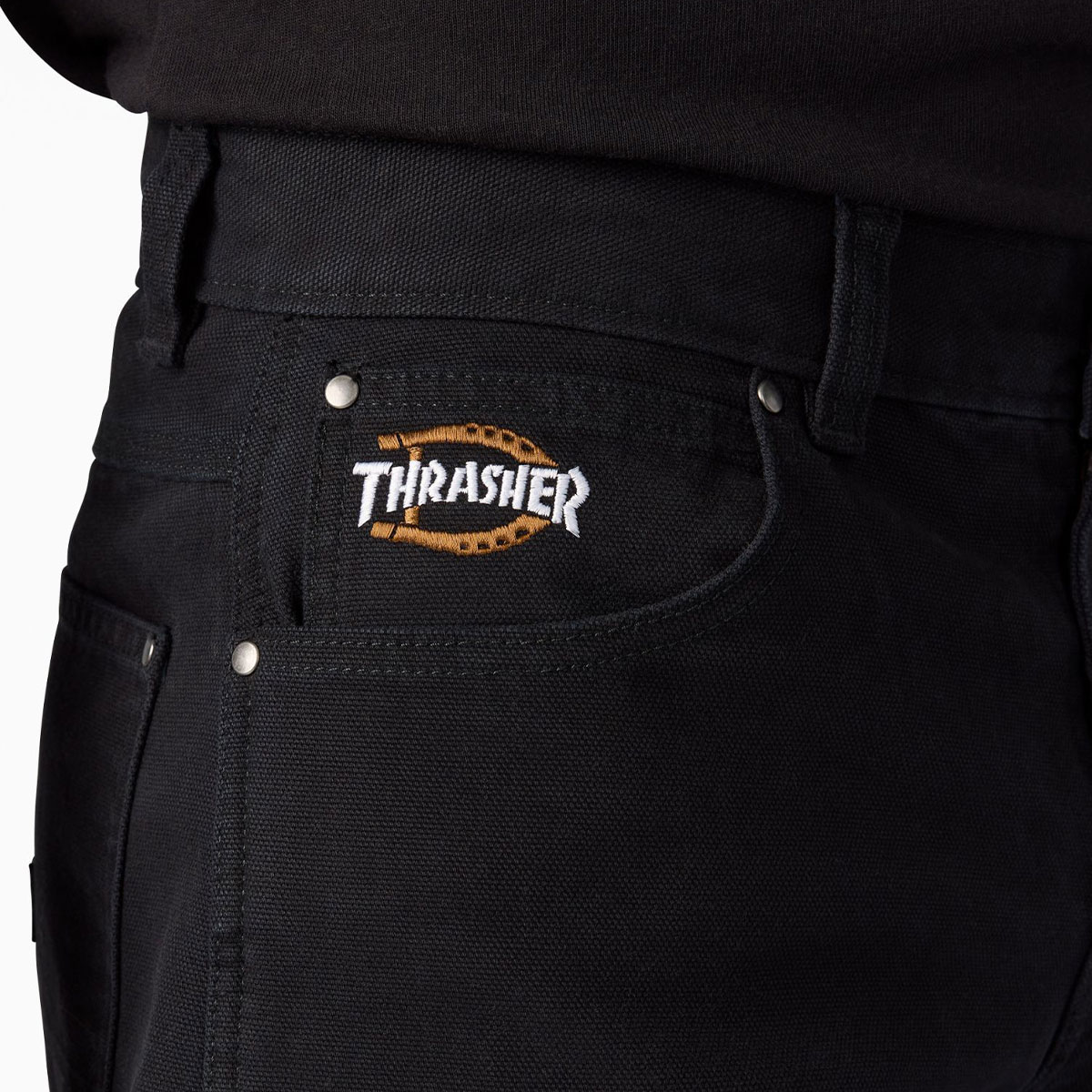 DICKIES �ǥ��å�����  �������ȥܡ��ǥ��� ����ѥ�� ���֥�ˡ� ����å��㡼 ����� ���������� �͵��֥��� | Dickies x Thrasher Double knee pants��DK0A88OP��