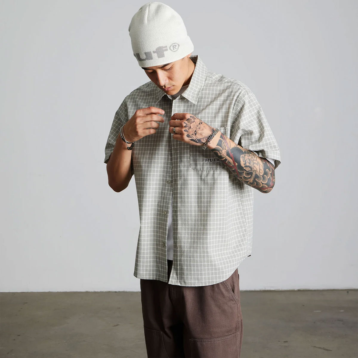 HUF  | 89 SKULL BEANIE��BN00198��