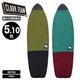 CLARK FOAM | 2TONE KNITCASE 5'10 RETRO