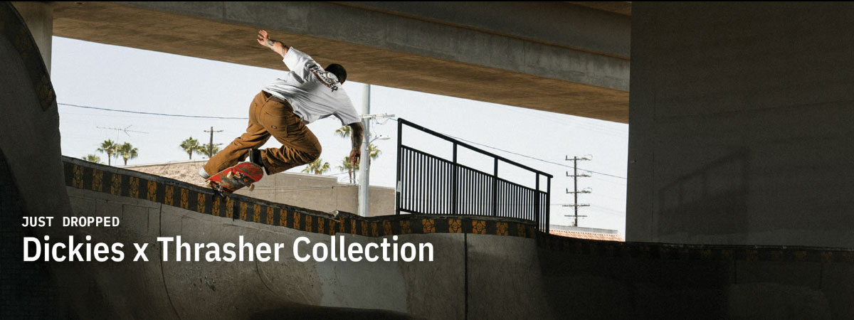 DICKIES �ǥ��å�����  �������ȥܡ��ǥ��� �������å� �ȥ졼�ʡ� ����å��㡼 ����� ���������� �͵��֥��� | Dickies x Thrasher Sweat Shirt��DK0A88Q4��