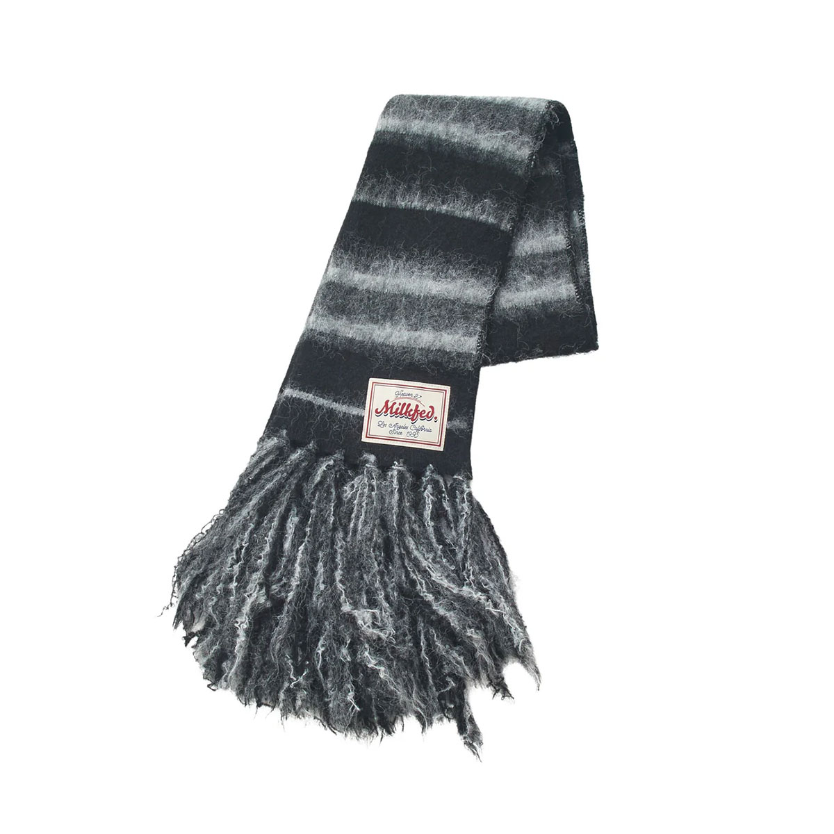 �ߥ륯�ե��� �ޥե顼 ���ȡ��� ���ȥ饤�� �ե�� ��3�� �̶� �̳� �ץ쥼��� �͵��֥��� MILKFED. ���� | STRIPED FRINGE STOLE��103254054002��