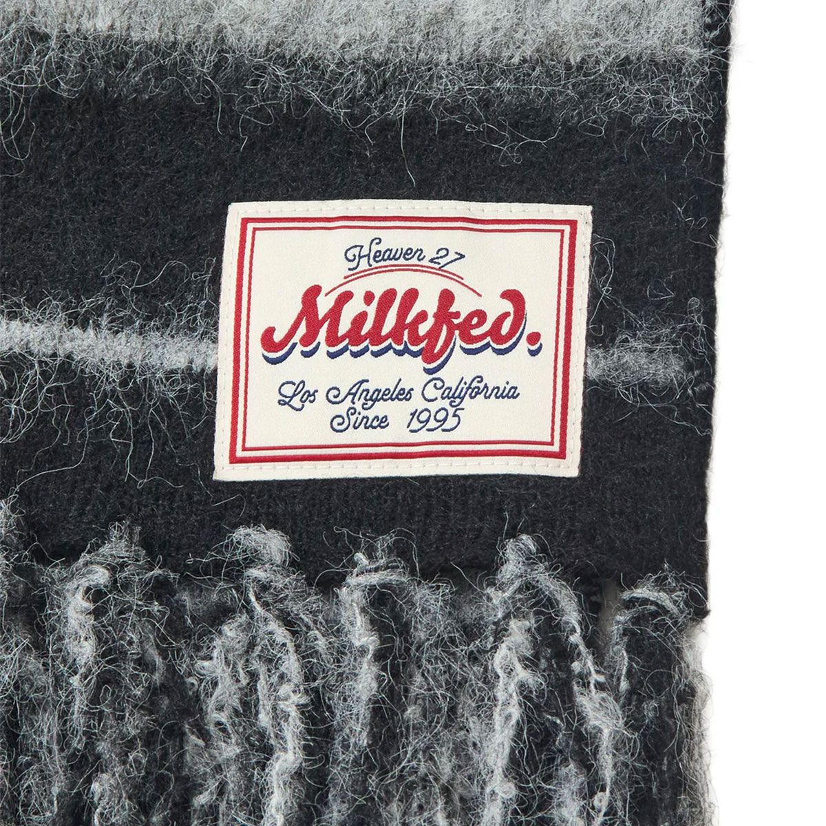 �ߥ륯�ե��� �ޥե顼 ���ȡ��� ���ȥ饤�� �ե�� ��3�� �̶� �̳� �ץ쥼��� �͵��֥��� MILKFED. ���� | STRIPED FRINGE STOLE��103254054002��