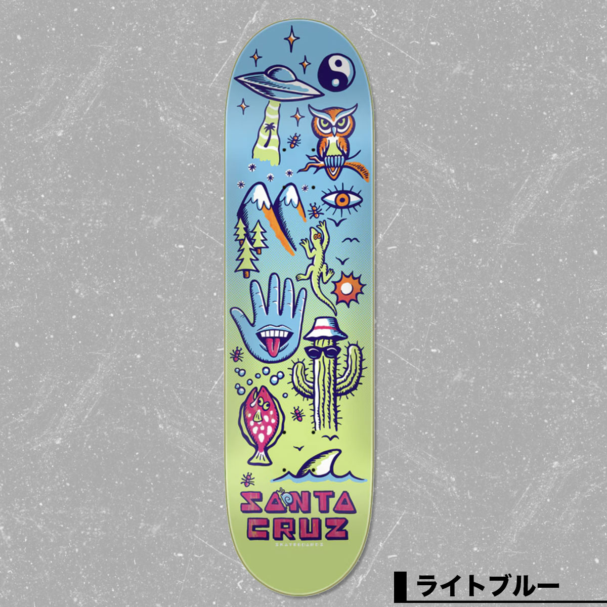 ���󥿥��롼�� �������ȥܡ��� �ǥå� �����ܡ� ���� 7.75 inc �֥롼 ���å� �Ҷ� �������ȥǥå� �͵� �֥��� SANTA CRUZ  | FEELBASE TRIPPER DECK��11117465-161412��