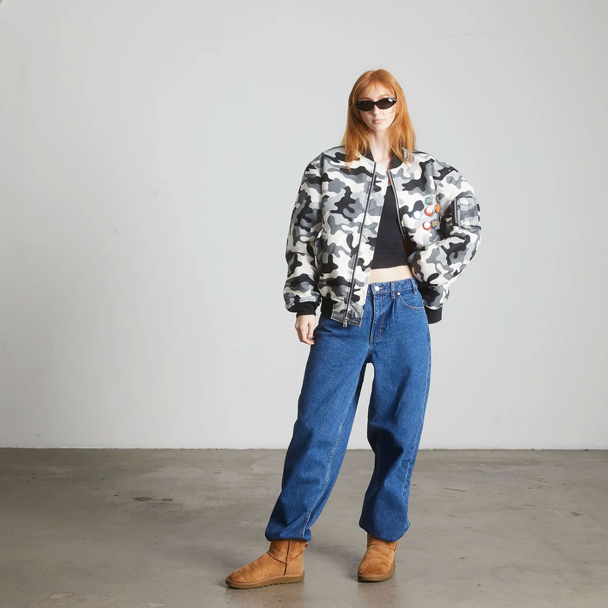 HUF  | OLYMPIA CAMO FLIGHT JACKET��JK00525��