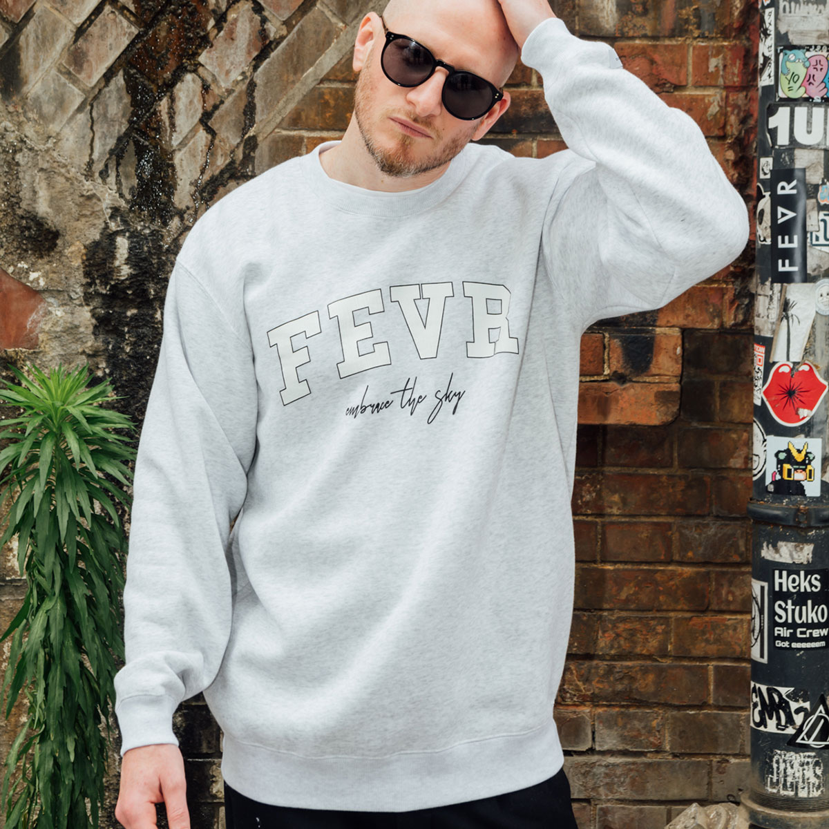 ��20%OFF ���ꥢ��󥹥�����ۥե������С� �ե����С�  �������åȥȥ졼�ʡ� ΢���� ���� ���ȥ꡼�� �͵��֥��� FOREVER EXPERIENCE VIA RESEARCH |  FEVR COLLEGE SWEATER��F261b��