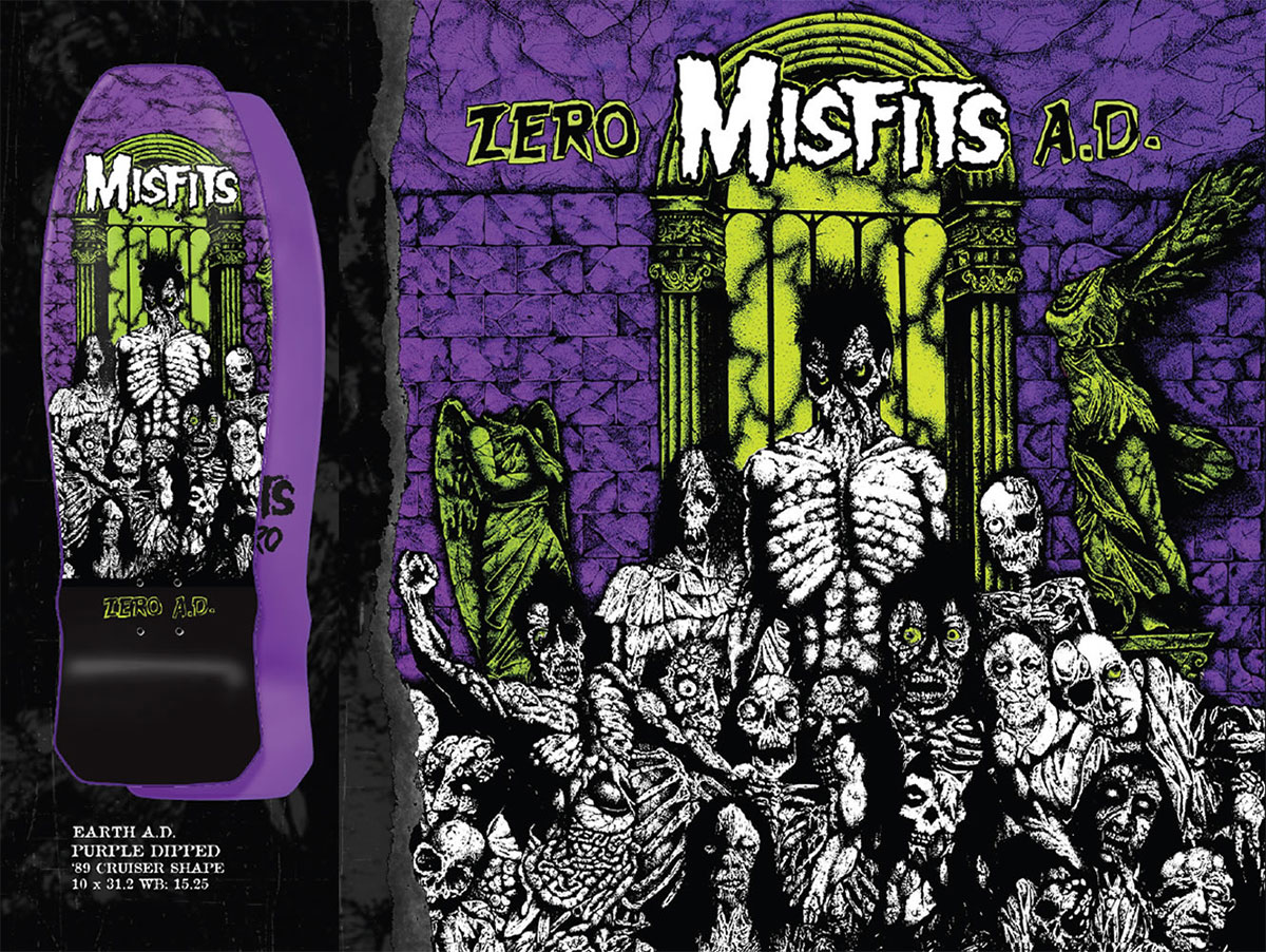 ZERO ���� �������ȥܡ��� �����ܡ� �ǥå� 10.0 inch ZERO��MISFITS ����ܥǥå� �������ȥǥå� �͵��֥��� ZERO | MISFITS EARTH AD 89��ZE-60122��