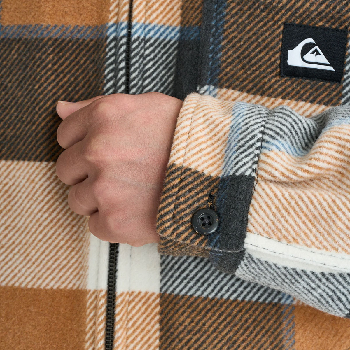 �ڥ��ꥹ�ޥ��������QUIKSILVER �����å�����С� ���㥱�å� �������� �ܥ� ��� �ɴ�  ��2�� M L �����ե��� �͵��֥��� ���� | DNA SHERPA HARRINGTON JACKET��EQYJK04201��