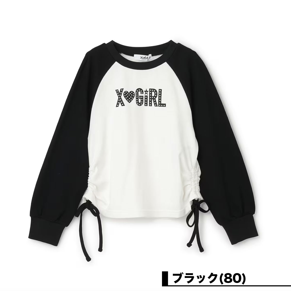 X-girl Stages ���å� ����T ĹµT����� �ȥåץ� ���λ� �Ҷ� �饰��� �饤�󥹥ȡ��� �����å� 140cm ������ �͵��֥��� ���å��������� ���ơ�������9254202��