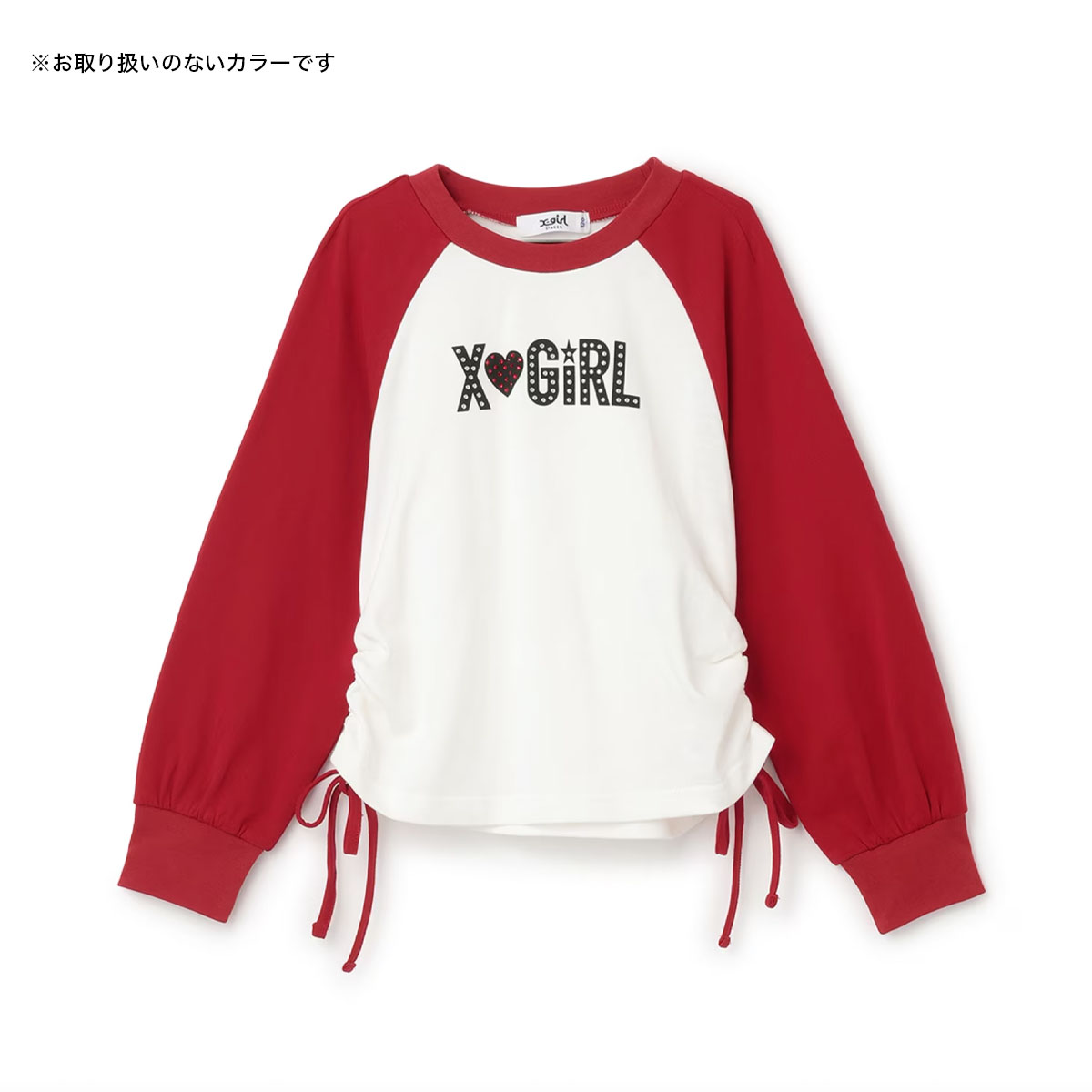 X-girl Stages ���å� ����T ĹµT����� �ȥåץ� ���λ� �Ҷ� �饰��� �饤�󥹥ȡ��� �����å� 140cm ������ �͵��֥��� ���å��������� ���ơ�������9254202��