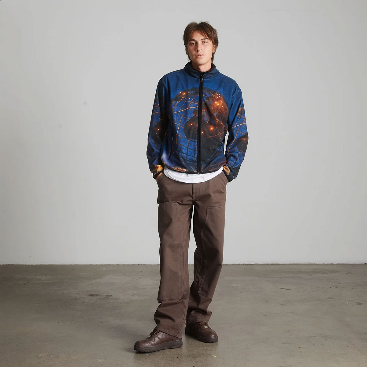 HUF  | FLUSHING POLAR FLEECE JACKET��JK00519��