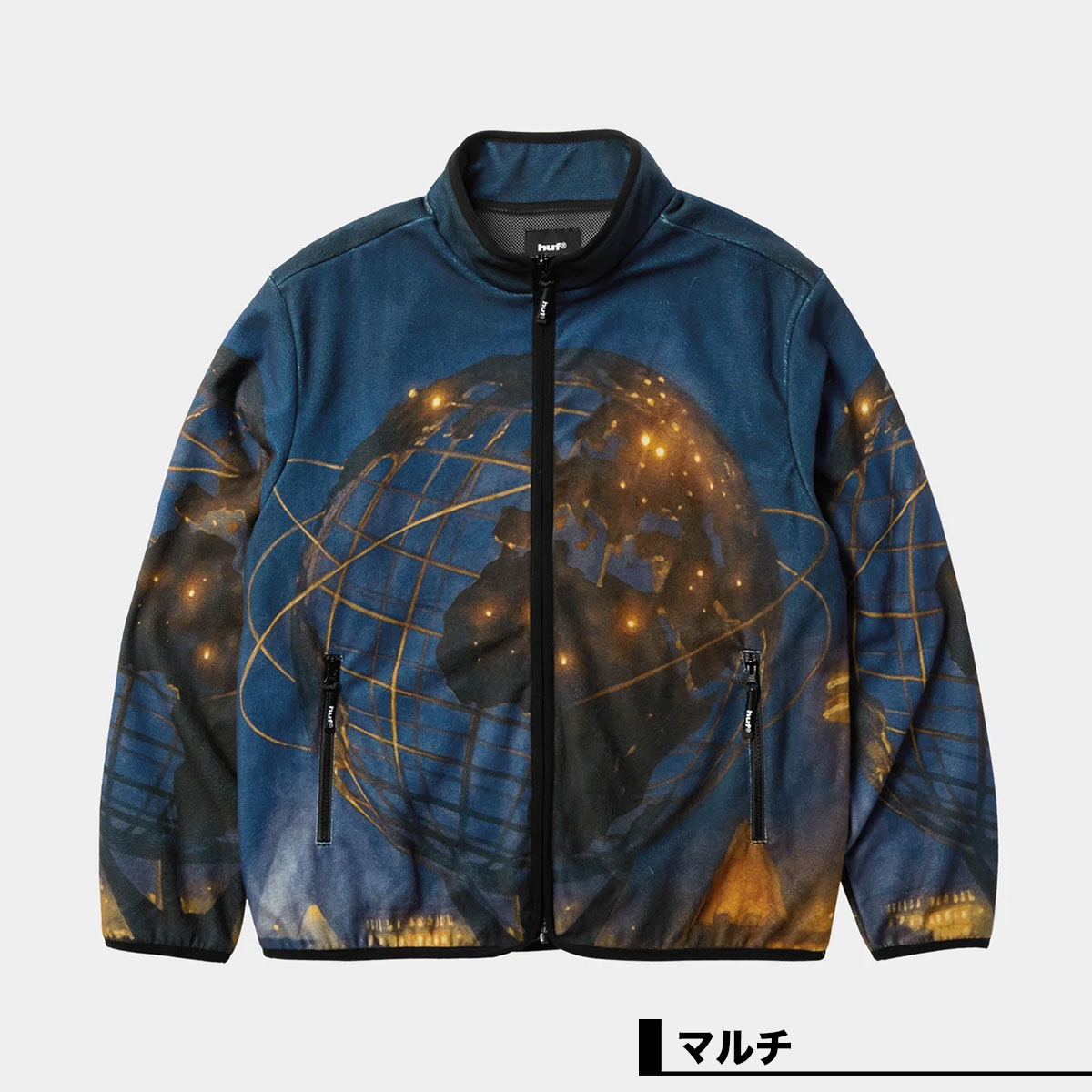 HUF  | FLUSHING POLAR FLEECE JACKET��JK00519��