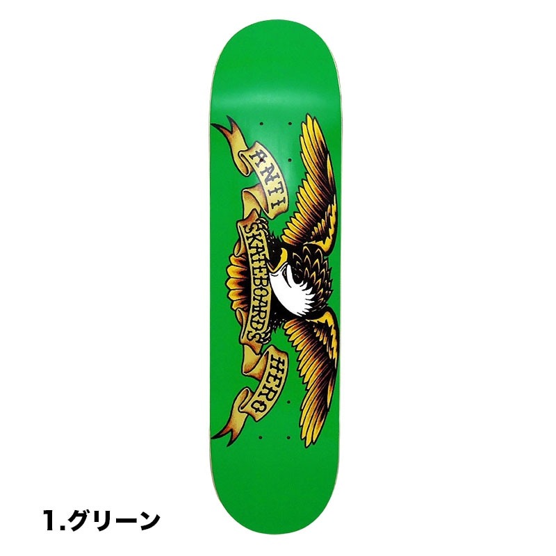 ���󥿥��ҡ����� ������ҡ����� �������ȥܡ��� �����ܡ� �ǥå� ���饷�å� �������� ���꡼�� �� sk8 �͵� �֥��� |  ANTIHERO SKATEBOARDS CLASSIC EAGLE DECK 7.81inc��10020001�� 