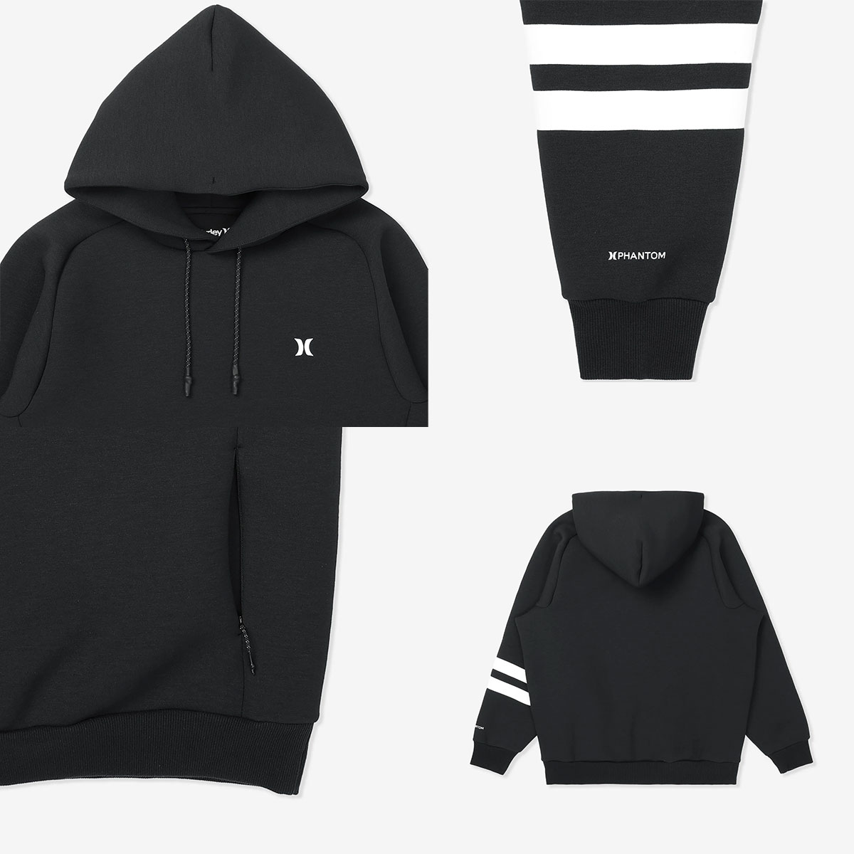 �ڥ��ꥹ�ޥ�������ۥϡ��졼 �ե���ȥ� �ѡ����� ��� ���� �ۿ�®�� �ե꡼�� �ա��ǥ��� ��4�� M L XL �͵��֥��� HURLEY ���� |  PHANTOM SWEAT BP HOODIE��MUFF252001��