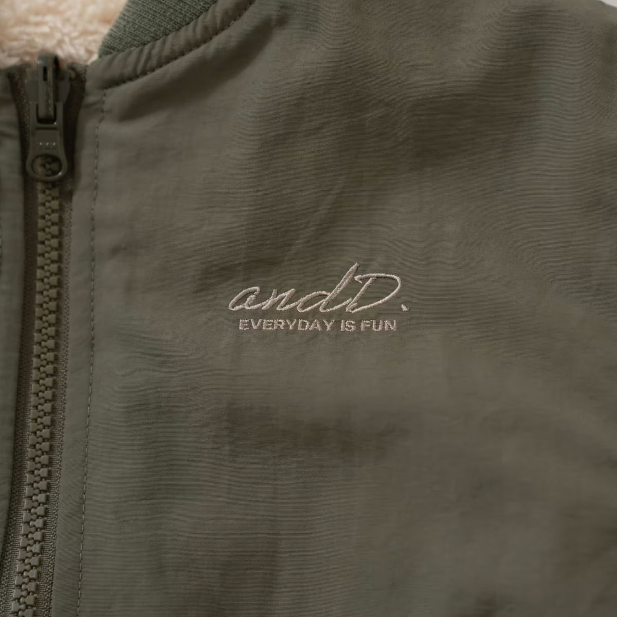 AND D ���å� ��С����֥�MA-1 ���㥱�å� �������� �ˤλ� ���λ� �Ҷ� �ʥ����� �ܥ� ��2�� 120cm 140cm �͵��֥��� ����ɥǥ�����2254304��