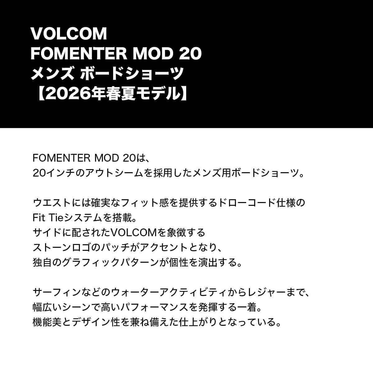 VOLCOM | FOMENTER MOD 20��VBS262003��