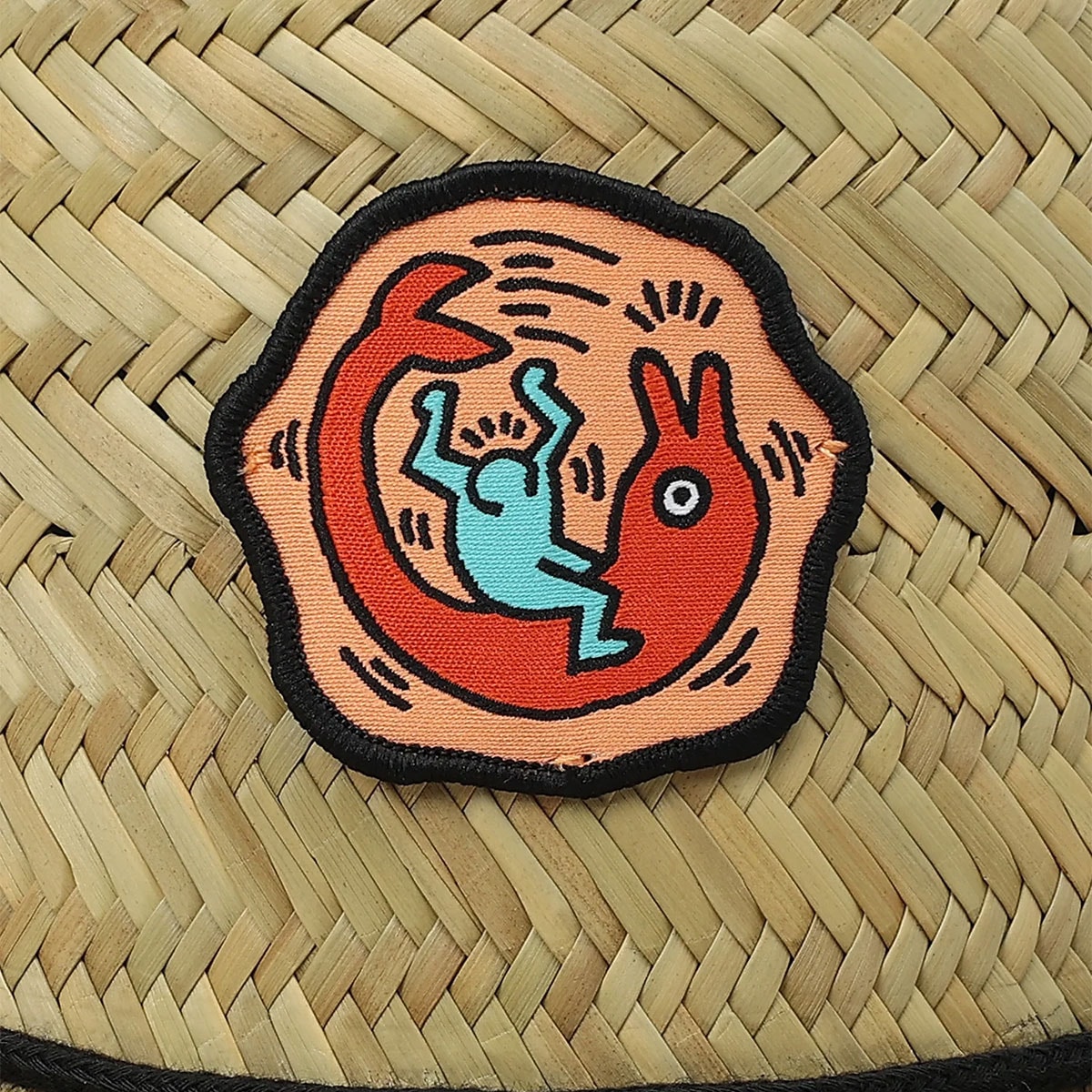 HURLEY |  Keith Haring EVOLUTION STRAW HAT��HIHM0437��