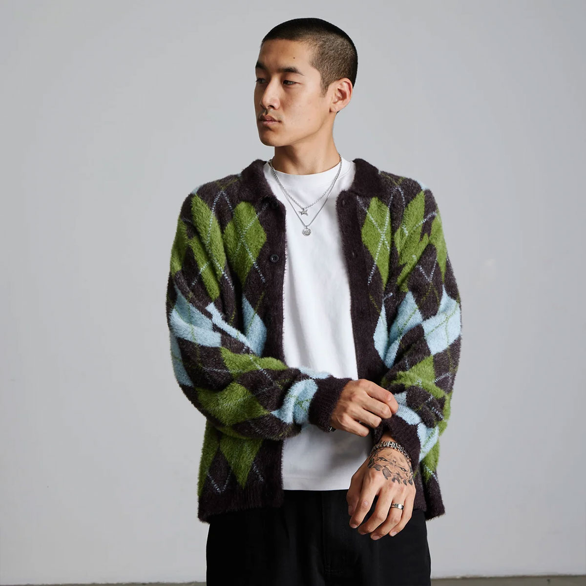 HUF  | COOPER MOHAIR SWEATER��KN00604��