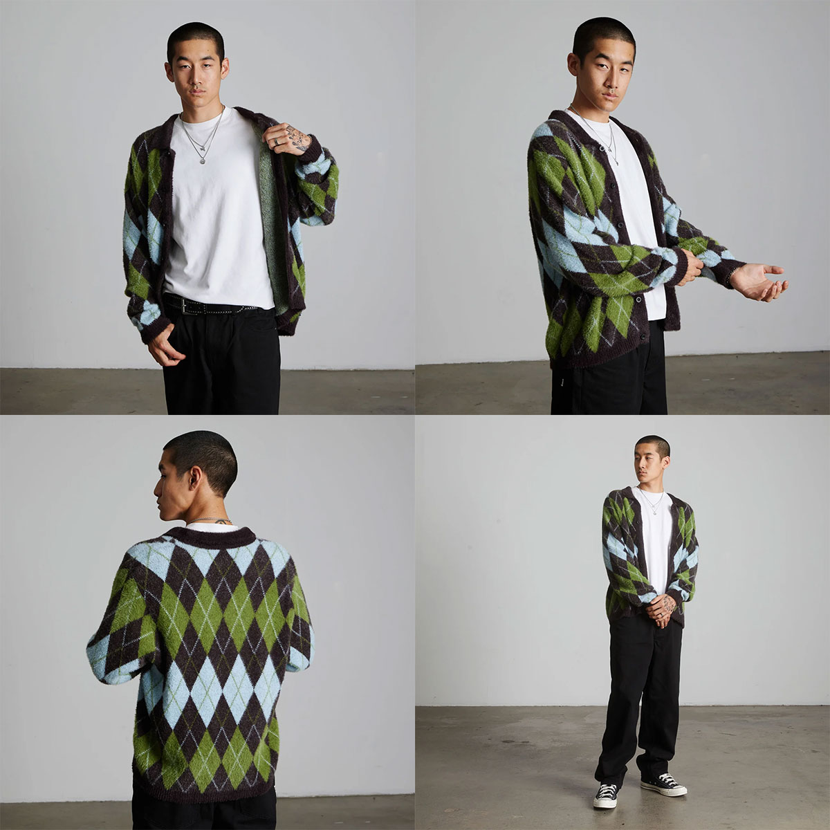 HUF  | COOPER MOHAIR SWEATER��KN00604��