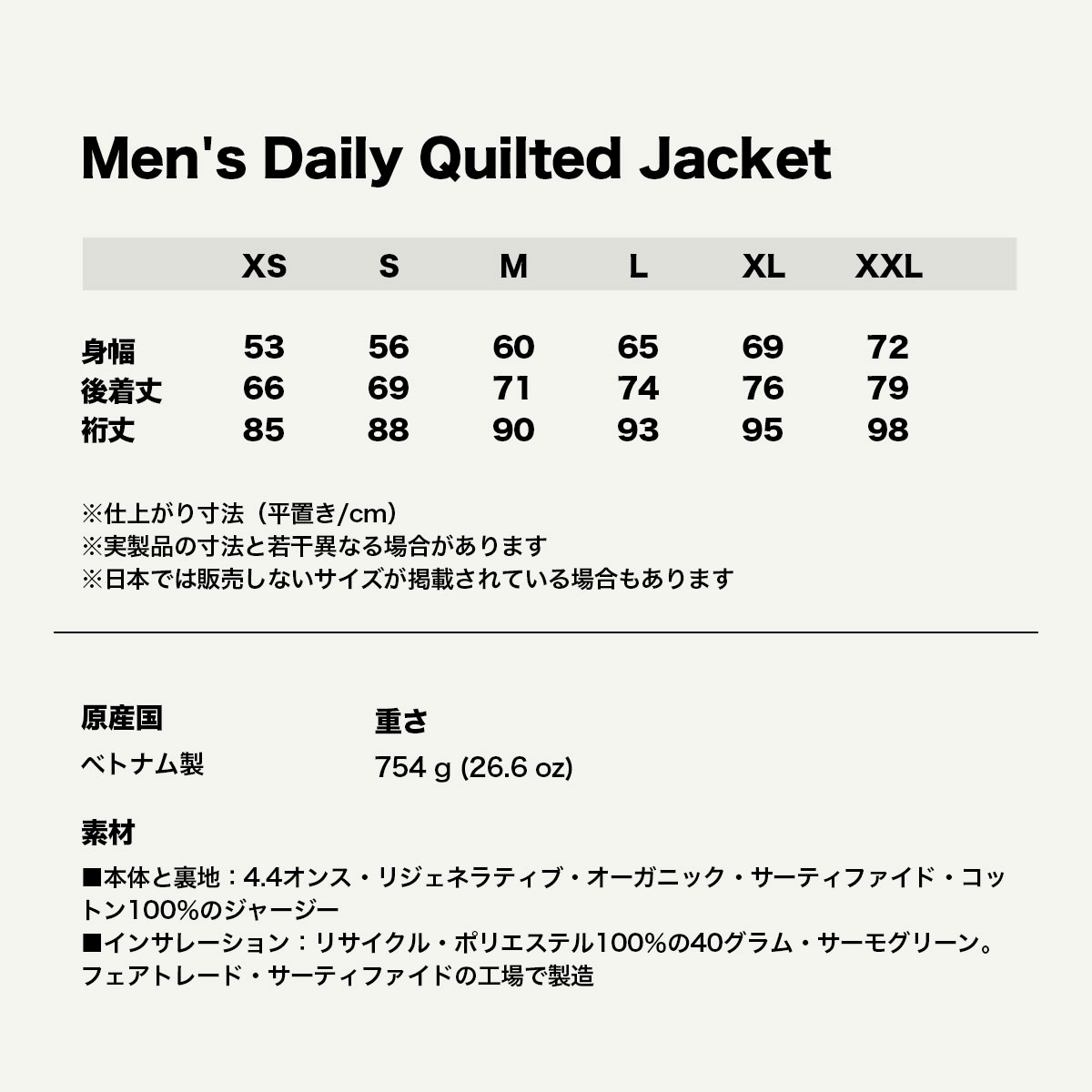 Patagonia ѥ˥  㥱å   S M ե  ȥɥ  ͵֥   2025 | Men's Daily Quilted Jacket20270