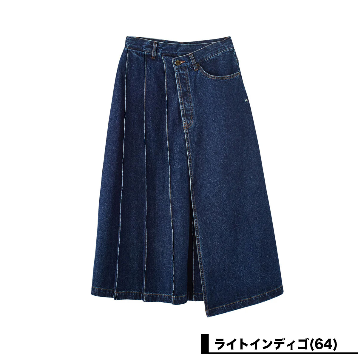 �ߥ륯�ե��� ��ǥ����� �ǥ˥� ���󥰥������� ������ǥ����� ����ǥ��� M �͵��֥��� MILKFED. ���� | ASYMMETRICAL LONG SKIRT��103261032002��