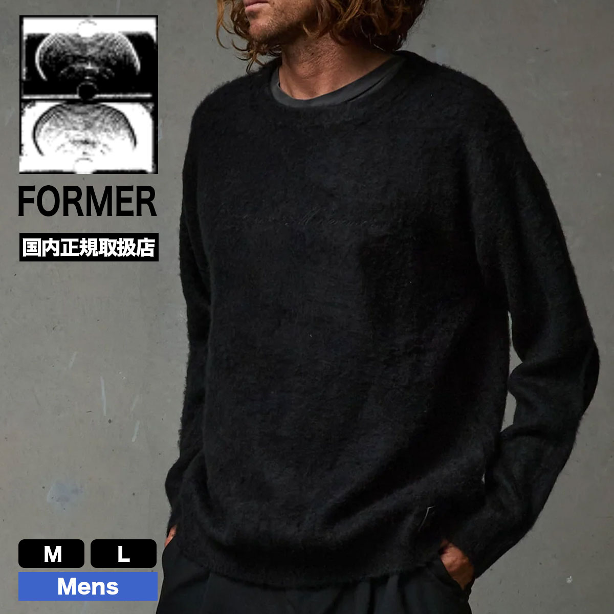 FORMER  | ILLUSION MOHAIR KNIT��FKN-26303��