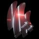 FCS2  | Mick Fanning Fibre Fusion Tri Fin Set��FMFL-FF01-LG-TS-R��