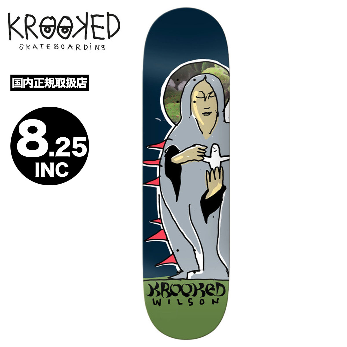 ���륭�å� �������ȥܡ��� �����ܡ� �ǥå� 8.25inc �������ȥǥå� �����륽�� �С��ɥ����ѡ� �͵��֥��� KROOKED | WILSON BIRD KEEPER��10023ZZ059WI09��