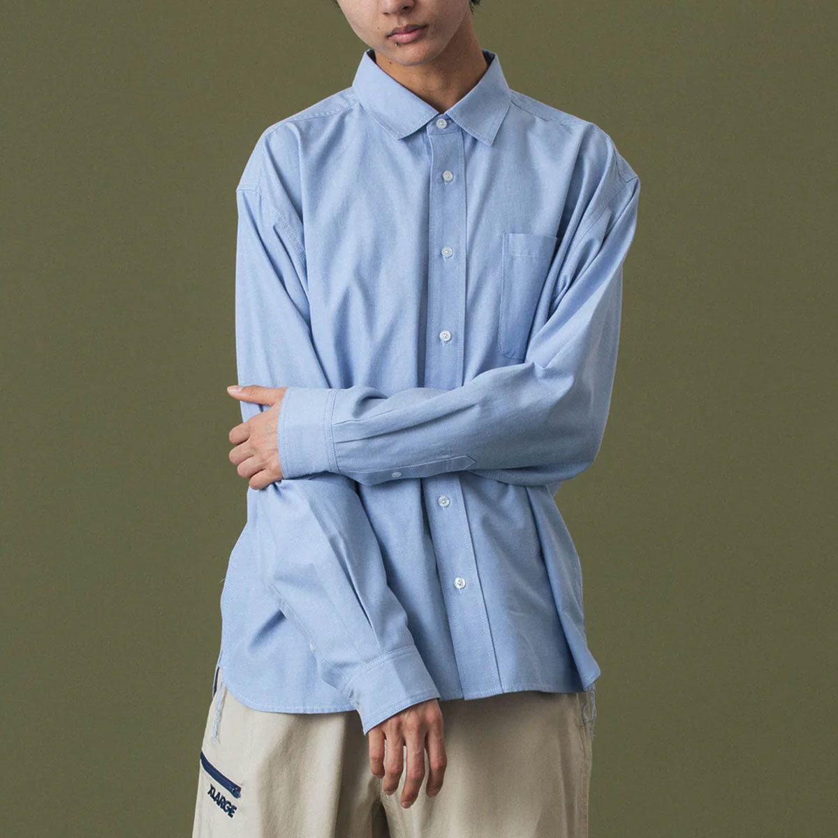 ��30%OFF ������ۥ������ȥ�顼�� ��� Ĺµ����� �����奢�� �ȥåץ� ���� �ɽ� ̵�� ����ץ� �饤�ȥ֥롼 M L ���ȥ꡼�� �͵��֥��� XLARGE ���� 2025 ���� | OXFORD SHIRT��101253014004��