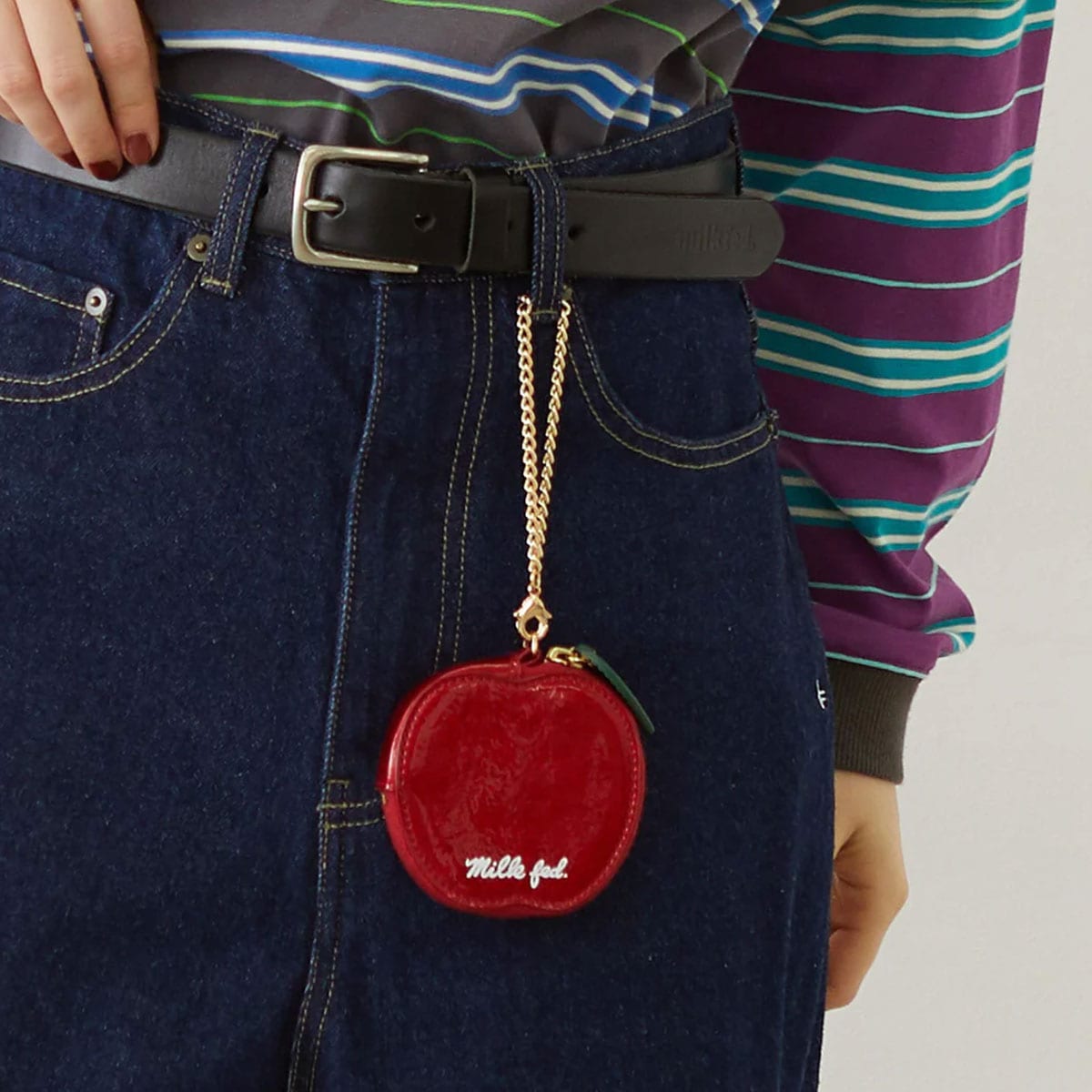 �ߥ륯�ե��� �ޥ���ݡ��� ��� ���åץ� ��2�� ����ۥ� ��å� ������ �����󥱡��� �䤷 �͵��֥��� MILKFED. ���� | APPLE POUCH��103254054008��