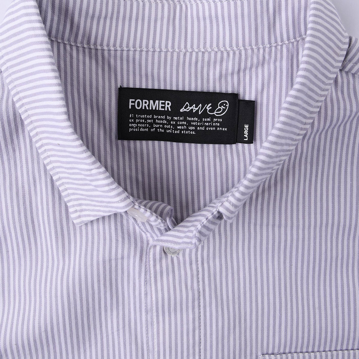 FORMER  | DXD REYNOLDS STRIPE SS SHIRT��FSH-26223��