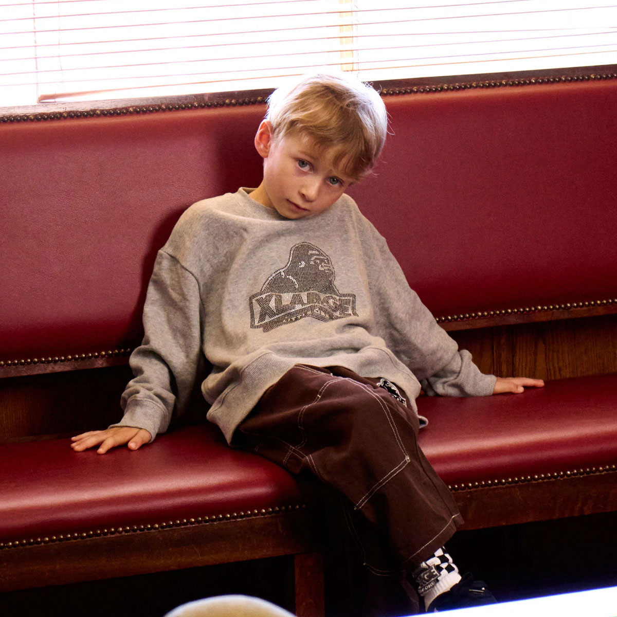 XLARGE KIDS ���å� Ĺµ �ȥ졼�ʡ� �ȥåץ� �ˤλ� ���λ� �Ҷ� ����� �饤�󥹥ȡ��� 140cm ������ �͵��֥��� �������ȥ�顼�����å���9454214��