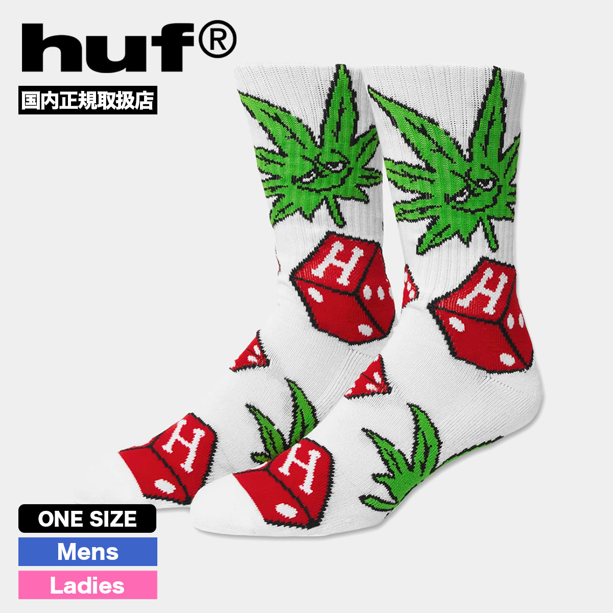HUF  | DICE BUDDY CREW SOCKS��SK00969��