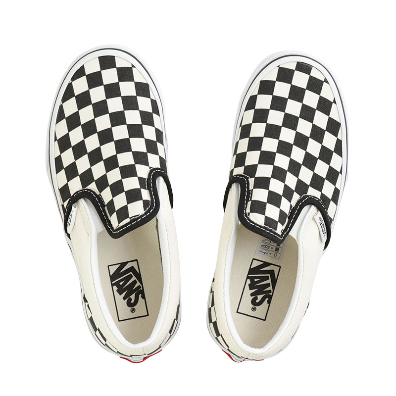  Х VANS ˡ å åݥ Ҷ å塼 åܡ  ͵ 襤 ץ쥼 塼  | KIDS SLIP ON CHECKvn000zbue01