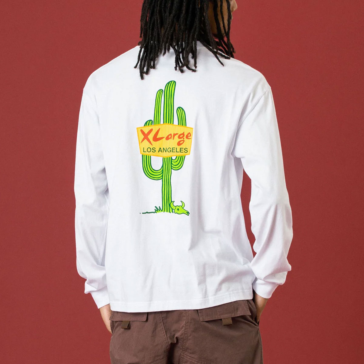 �ڥ��ꥹ�ޥ�������ۥ������ȥ�顼�� ��� ����T ĹµT����� �ȥåץ� �Хå��ץ��� ��2�� L ���ȥ꡼�� �͵��֥��� XLARGE ���� 2025 ���� | CACTUS L/S TEE��101254011005��