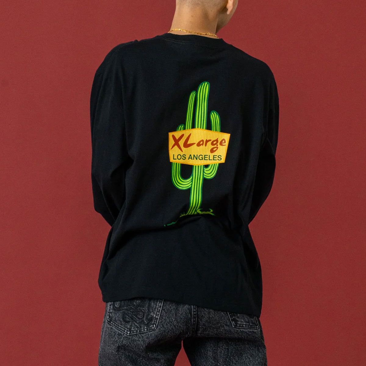 �ڥ��ꥹ�ޥ�������ۥ������ȥ�顼�� ��� ����T ĹµT����� �ȥåץ� �Хå��ץ��� ��2�� L ���ȥ꡼�� �͵��֥��� XLARGE ���� 2025 ���� | CACTUS L/S TEE��101254011005��