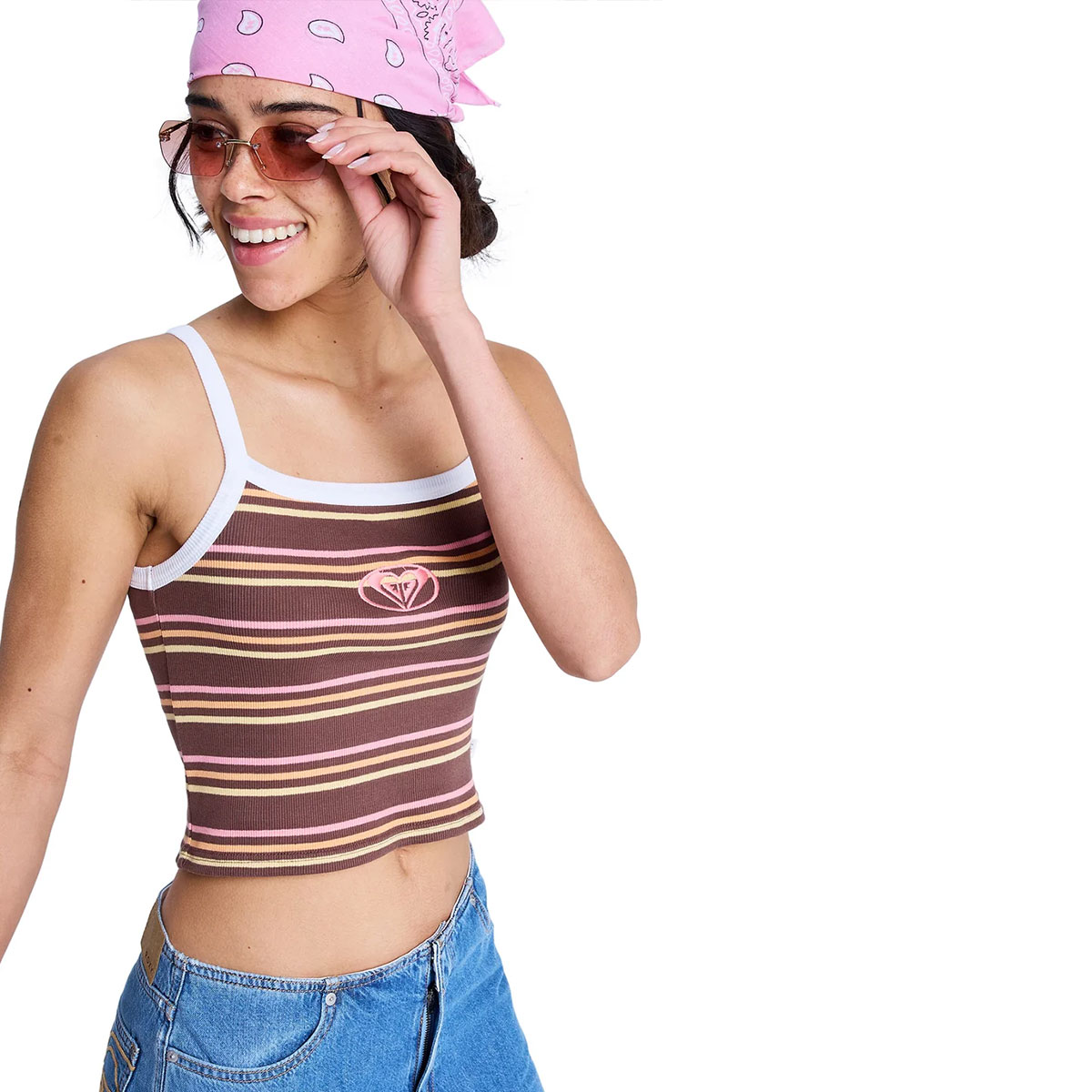 ROXY  | WHATEVER FOREVER CROPPED CAMI��ERJKT04394��