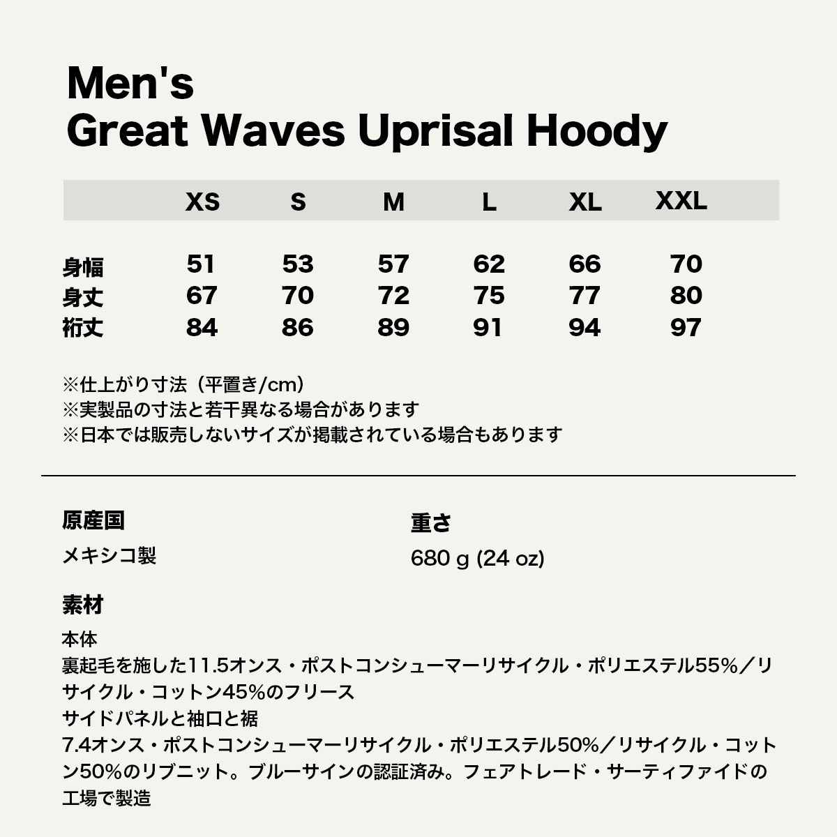 Patagonia  | Men's Great Waves Uprisal Hoody��39739��