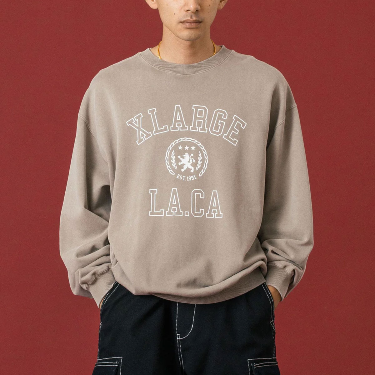 �ڥ��ꥹ�ޥ�������ۥ������ȥ�顼�� ��� �������å� �ȥ졼�ʡ� ����å����� ��3�� M L ���ȥ꡼�� �͵��֥��� XLARGE ���� 2025 ���� | COLLEGE LOGO CREWNECK SWEATSHIRT��101254012016��