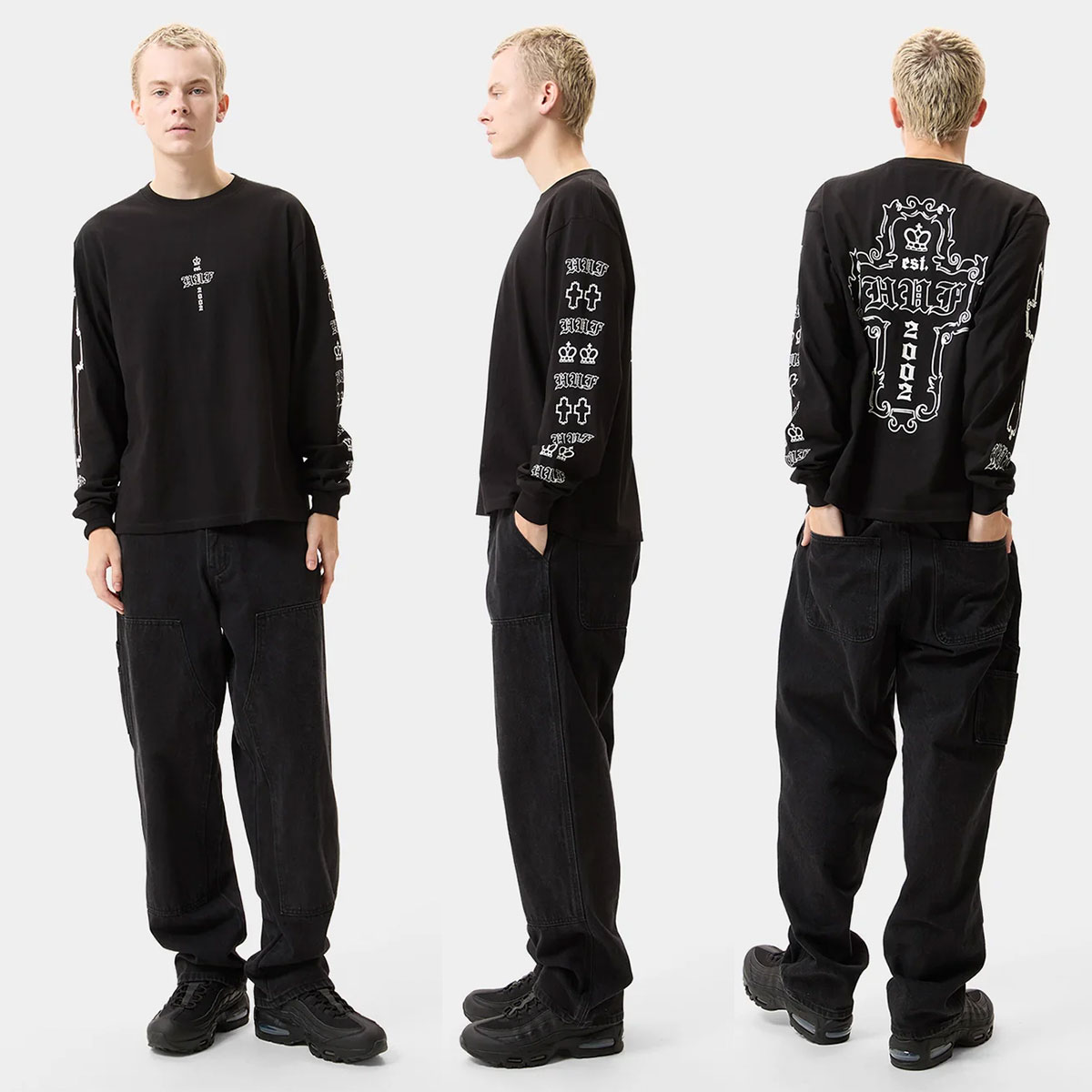 HUF   | HARD LUXE LS TEE��TS02795��