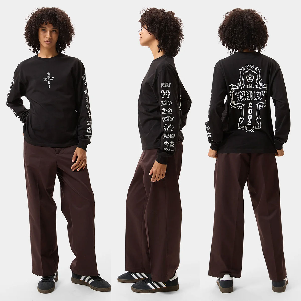 HUF   | HARD LUXE LS TEE��TS02795��