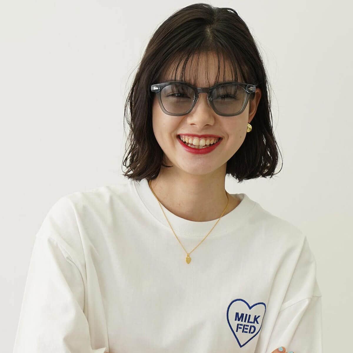 ��30%OFF ���ꥢ��󥹥�����ۥߥ륯�ե��� ���󥰥饹 ��ǥ����� ���� �������դ� ������������ȥ�ե졼�� �͵� �������� �֥��� | MILKFED. LOGO WELLINGTON SUNGLASSES��103252054003��