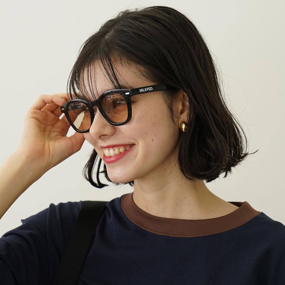 ��30%OFF ���ꥢ��󥹥�����ۥߥ륯�ե��� ���󥰥饹 ��ǥ����� ���� �������դ� ������������ȥ�ե졼�� �͵� �������� �֥��� | MILKFED. LOGO WELLINGTON SUNGLASSES��103252054003��