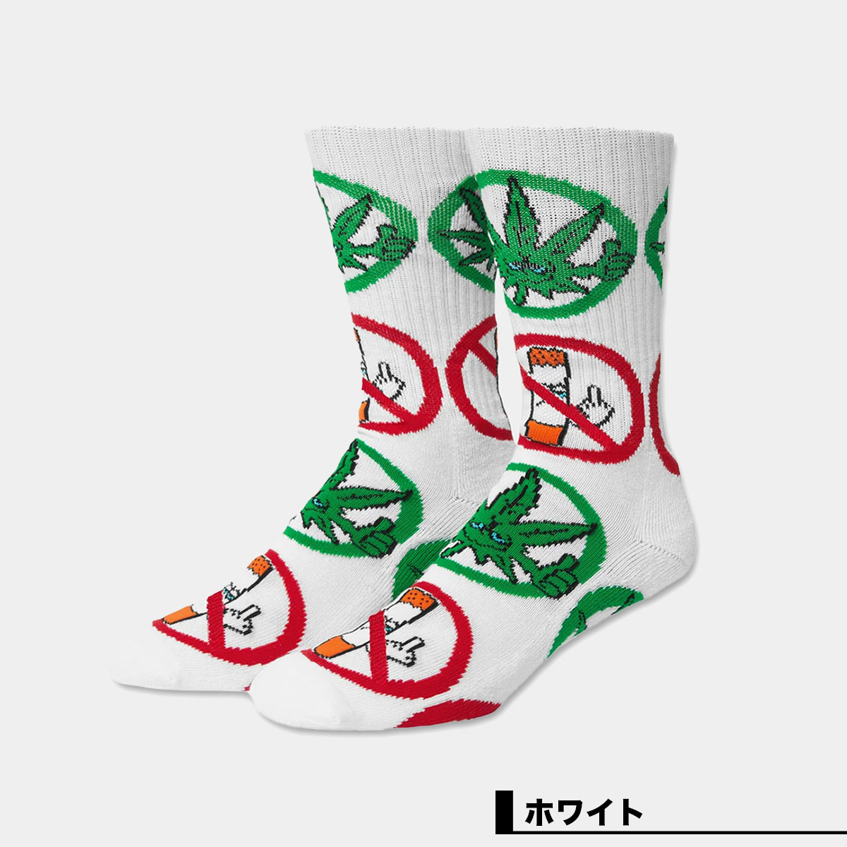 HUF | GREEN BUDDY APPROVED SOCKS��SK00980��