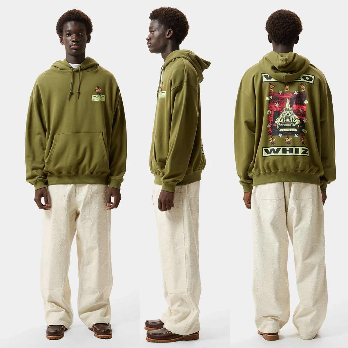 HUF   | VIDEO GENIE HOODIE��PF00840��