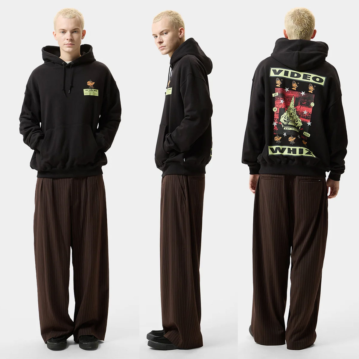 HUF   | VIDEO GENIE HOODIE��PF00840��