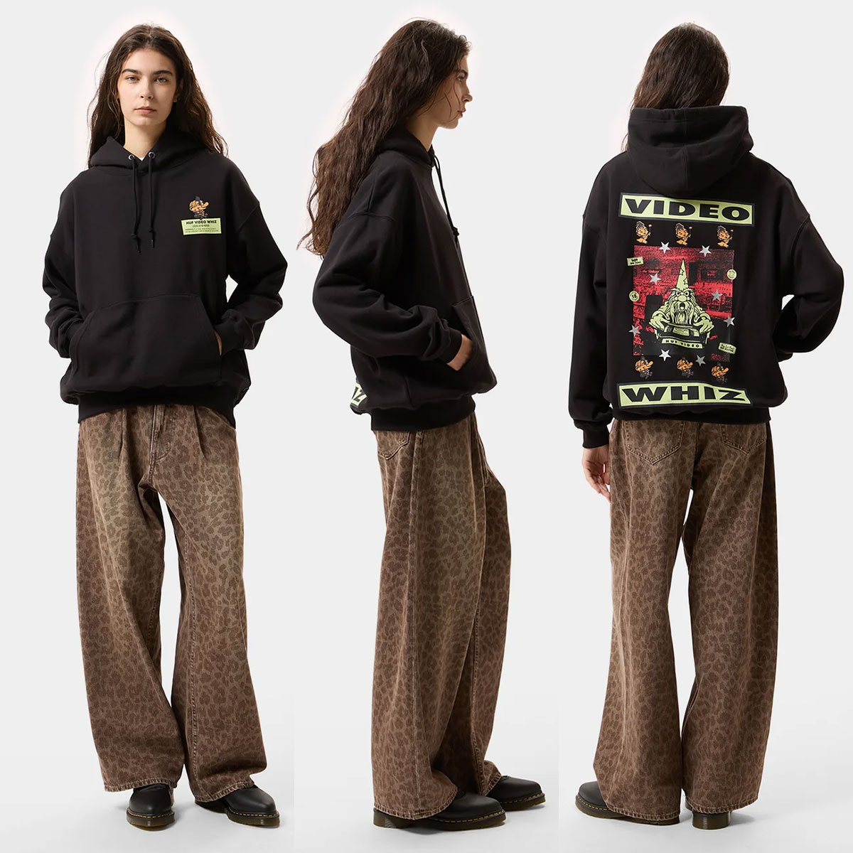 HUF   | VIDEO GENIE HOODIE��PF00840��