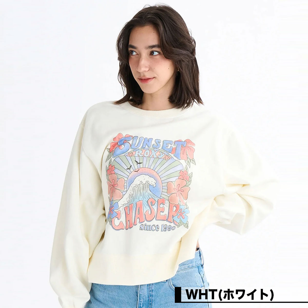 ��20%OFF ���ե�����ۥ������� ��ǥ����� �������åȥȥ졼�ʡ� Ĺµ�ȥåץ� ������ơ����� 2�� M L �����ե��� ���Ρ� �͵��֥��� ROXY ���� 2025 ���� | SUNSET CHASER��RPO254030��