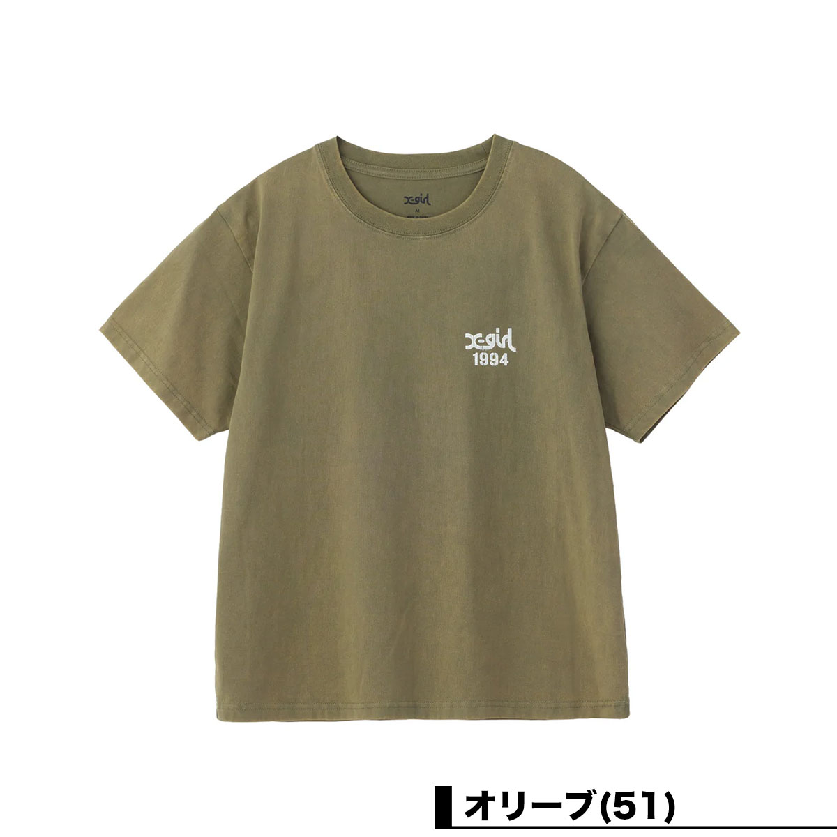 X-GIRL | FADED STENCIL LOGO S/S TEE��105263011013��