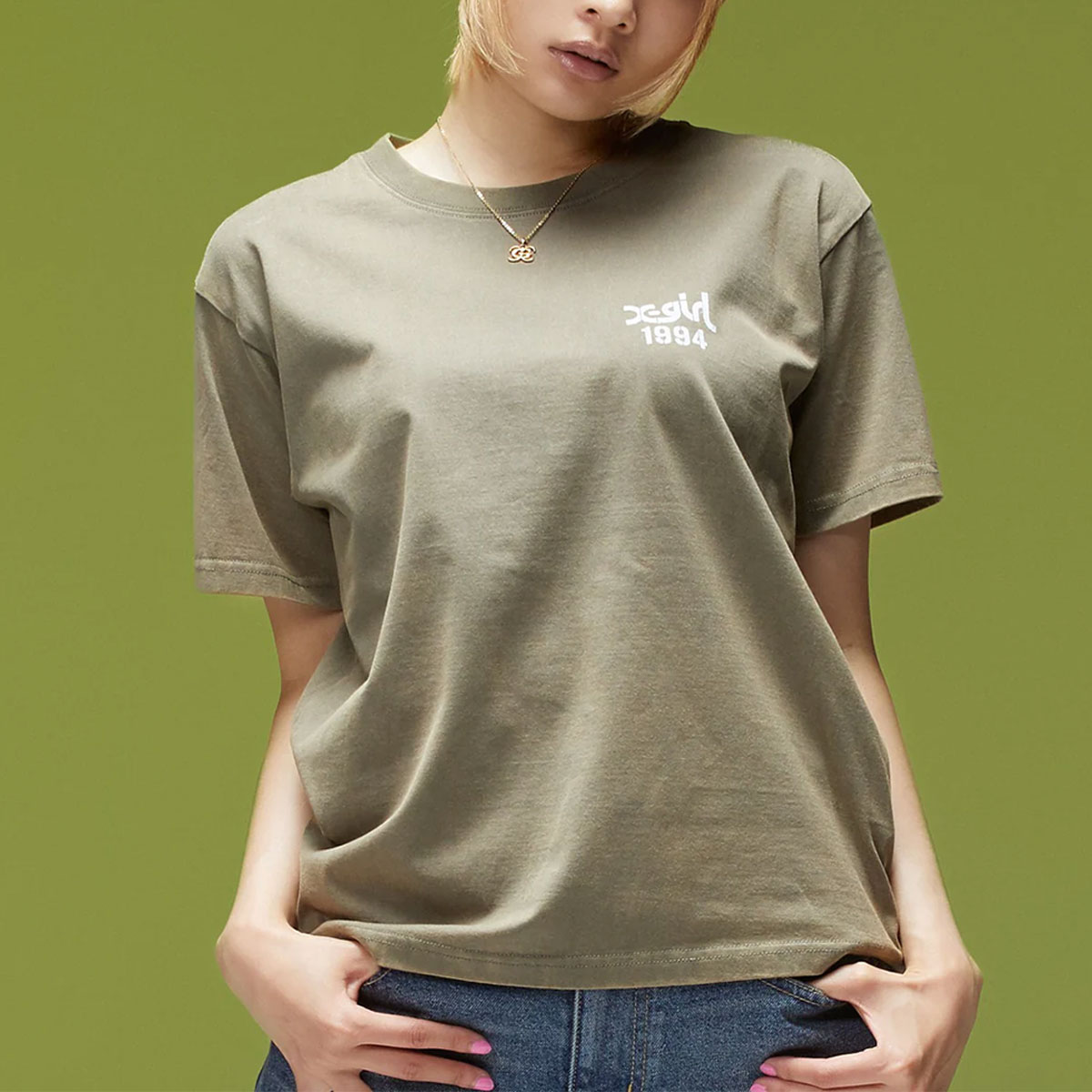 X-GIRL | FADED STENCIL LOGO S/S TEE��105263011013��
