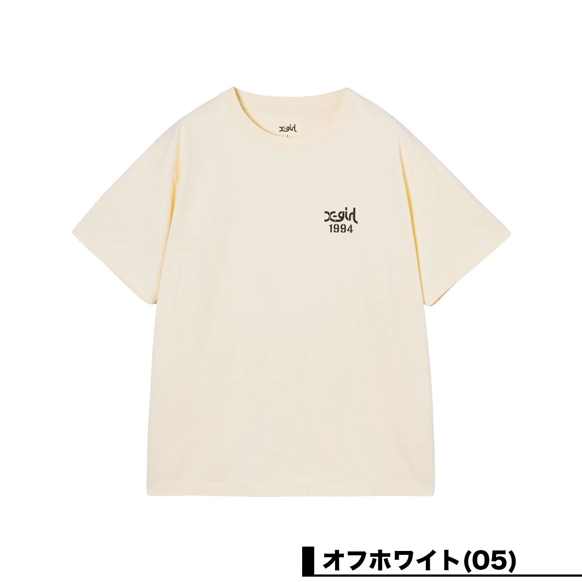 X-GIRL | FADED STENCIL LOGO S/S TEE��105263011013��